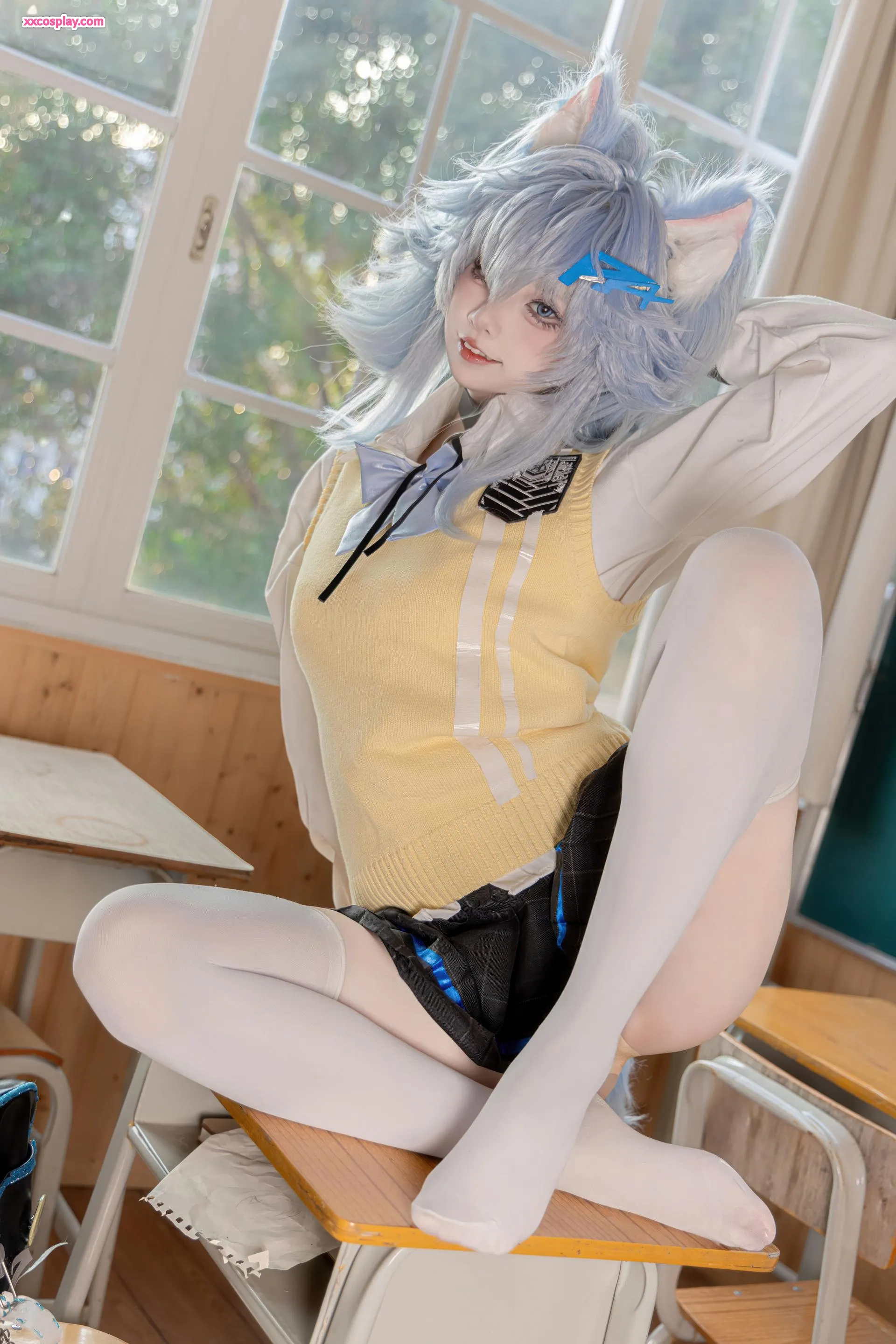 Etsu_ko as PA-15: Girls' Frontline High School Heartbeat